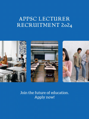 Appsc lecturer eligibility criteria 2024 eligibility criteria for the post of lecturer under the government degree colleges in terms of educational qualification and age limit are available inside the table below. Educational qualification – one must have pursued master’s degree from a ugc recognised university in the respective subject, additionally, he or she must possess a net or set certificate. Age limit – one’s age must not be 18 and above 40 years, there will be upper age relaxation for reserved category candidates as per government of andhra pradesh rules. Note: eligibility criterias i. E. Educational qualification and age limit details, which are available below is expected, the concerned officials have not yet released officially, once it is made public, we will update the details.