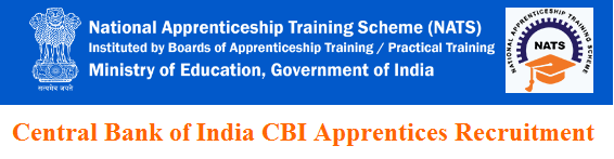 Central Bank of India CBI Apprentices Recruitment 2024