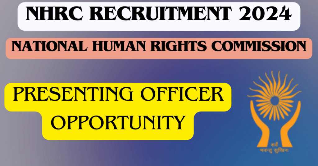 "presenting officer vacancy at nhrc", "nhrc recruitment 2024", "judicial officer jobs in india", "national human rights commission careers", "deputation basis government jobs", "district judge vacancies", "additional district and sessions judge opportunities", "special judge positions at nhrc", "human rights commission job application", "legal jobs in government sector", "nhrc presenting officer eligibility", "apply for nhrc jobs", "nhrc deputation jobs", "human rights commission india recruitment", "nhrc job notifications", sarkarijobtren. Com