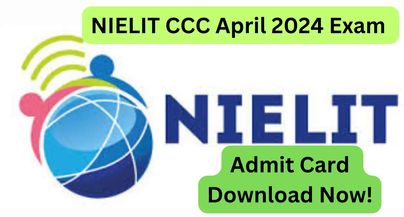 Nielit april 2024admit card download now!