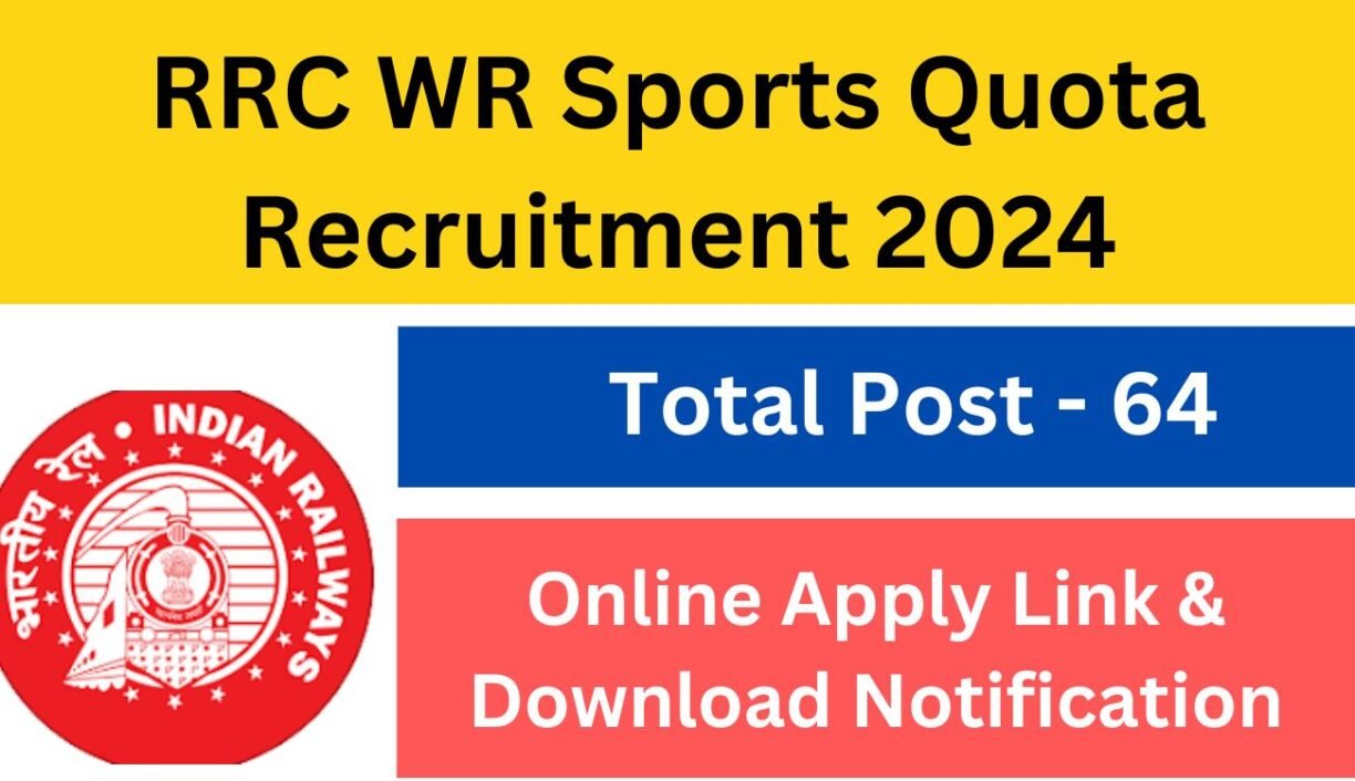 Rrc wr sports quota recruitment 2024